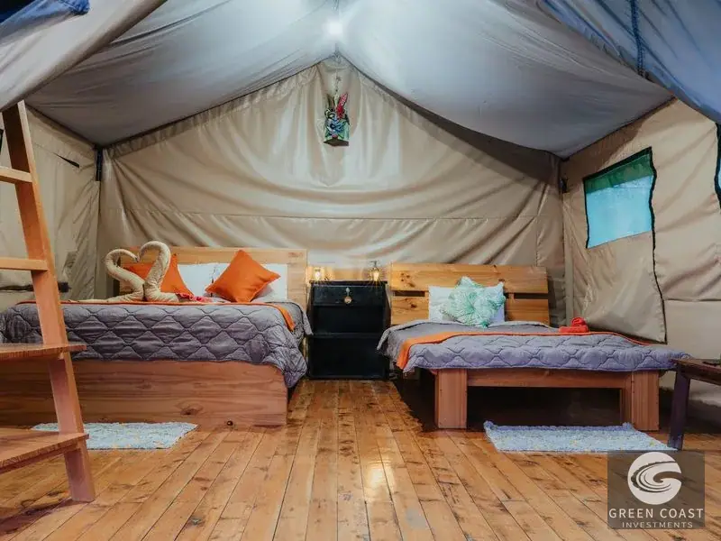 Eco-Lodge Sanctuary in Dota Cloud Forest: 10 Furnished Tented Bungalows with Panoramic Views — view 11, Dota, Costa Rica