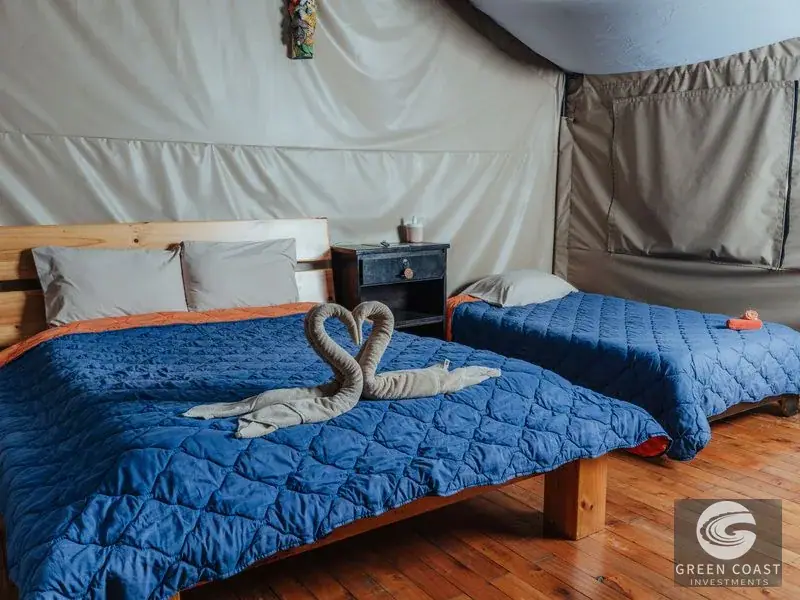 Eco-Lodge Sanctuary in Dota Cloud Forest: 10 Furnished Tented Bungalows with Panoramic Views — view 12, Dota, Costa Rica
