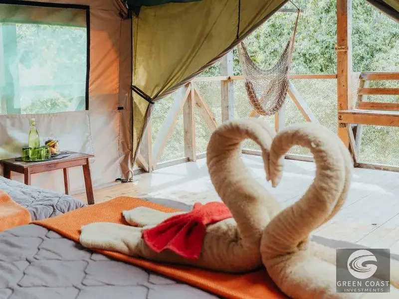 Eco-Lodge Sanctuary in Dota Cloud Forest: 10 Furnished Tented Bungalows with Panoramic Views — view 26, Dota, Costa Rica