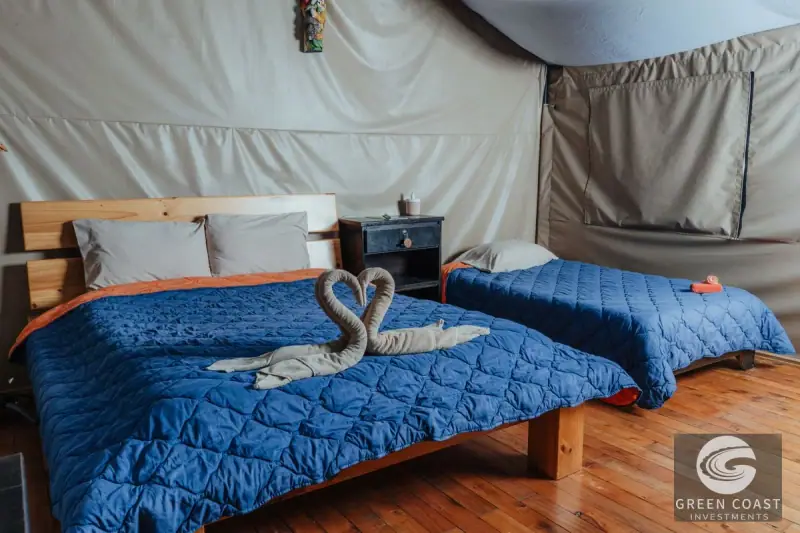 Eco-Lodge Sanctuary in Dota Cloud Forest: 10 Furnished Tented Bungalows with Panoramic Views — view 46, Dota, Costa Rica