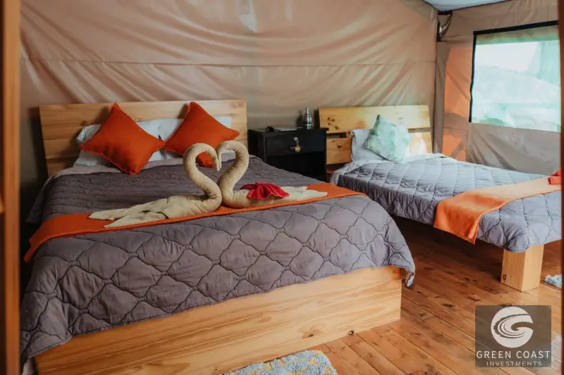 Eco-Lodge Sanctuary in Dota Cloud Forest: 10 Furnished Tented Bungalows with Panoramic Views — view 59, Dota, Costa Rica