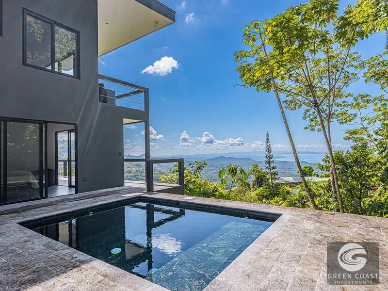 Modern Luxury Estate with Dual Ocean-View Lots and Private Pool in Ojochal — view 1, Ojochal, Costa Rica