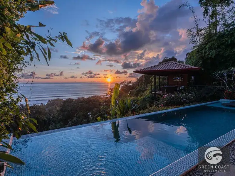 Dominical Luxury Villa with Panoramic Whitewater Ocean Views & Walk-to-Beach Gated Privacy — view 2, Dominical, Costa Rica
