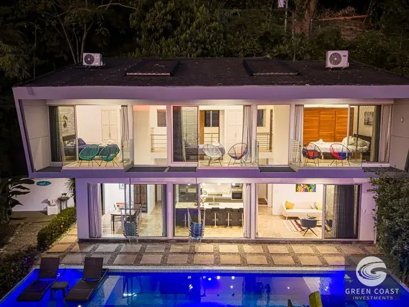 Dominical Luxury Villa with Panoramic Whitewater Ocean Views & Walk-to-Beach Gated Privacy — view 4, Dominical, Costa Rica