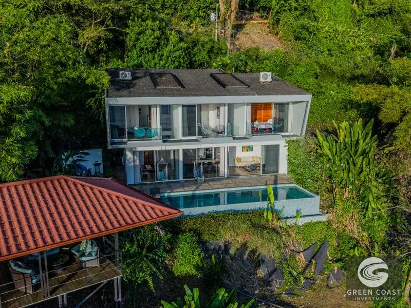 Dominical Luxury Villa with Panoramic Whitewater Ocean Views & Walk-to-Beach Gated Privacy — view 5, Dominical, Costa Rica