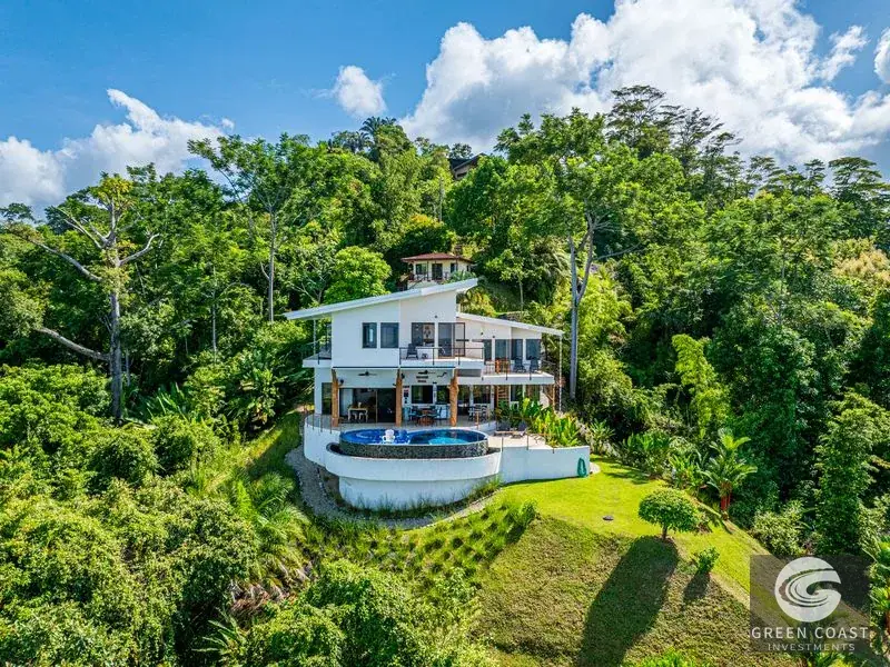 Uvita Luxury Estate: Panoramic Whale's Tail Ocean Views & Private Guest House — view 2, Uvita, Uvita, Costa Rica