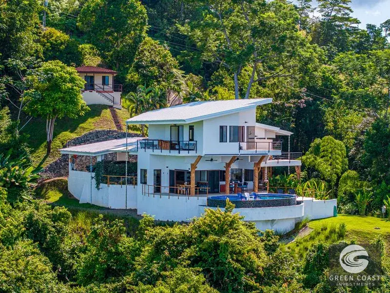 Uvita Luxury Estate: Panoramic Whale's Tail Ocean Views & Private Guest House — view 4, Uvita, Uvita, Costa Rica