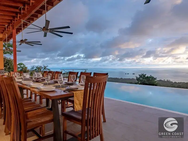 Luxury 4BR Ocean-View Villa in Uvita: Sunset Views & Bordering Nature Reserve — view 4, Bahía Ballena, Osa, Costa Rica