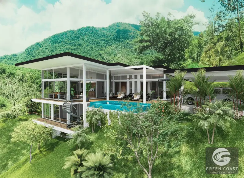 Luxury Jungle-View Estate with Infinity Pool & Development Lot Near Uvita — view 1, Uvita, Uvita, Costa Rica