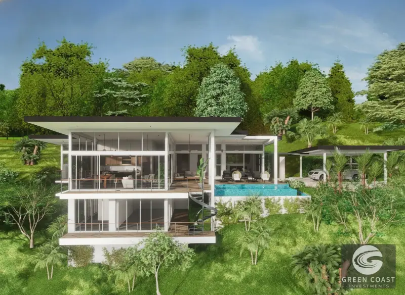 Luxury Jungle-View Estate with Infinity Pool & Development Lot Near Uvita — view 2, Uvita, Uvita, Costa Rica