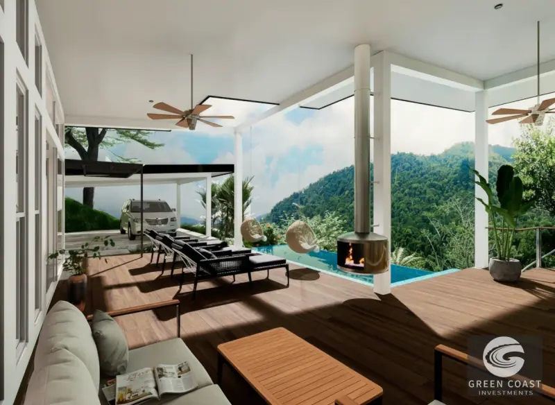 Luxury Jungle-View Estate with Infinity Pool & Development Lot Near Uvita — view 4, Uvita, Uvita, Costa Rica