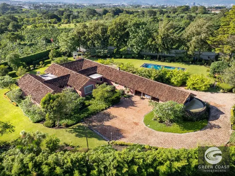 Ronald Zurcher Hacienda Estate in Heredia with Saltwater Pool & Guest Casita — view 4, Santo Tomás, Santo Domingo, Costa Rica