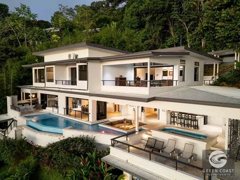 6-Bed Luxury Uvita Estate with Ocean Panorama & Sunken Pool Lounge | Green Coast Investments — view 1, Bahía Ballena, Osa, Costa Rica