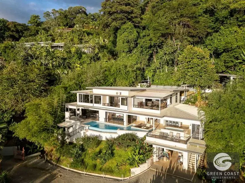 6-Bed Luxury Uvita Estate with Ocean Panorama & Sunken Pool Lounge | Green Coast Investments — view 4, Bahía Ballena, Osa, Costa Rica