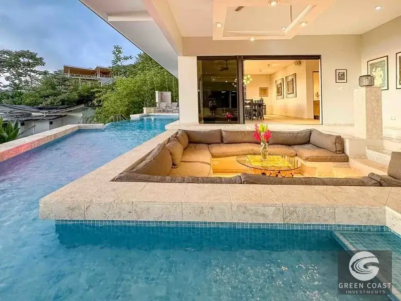 6-Bed Luxury Uvita Estate with Ocean Panorama & Sunken Pool Lounge | Green Coast Investments — view 6, Bahía Ballena, Osa, Costa Rica
