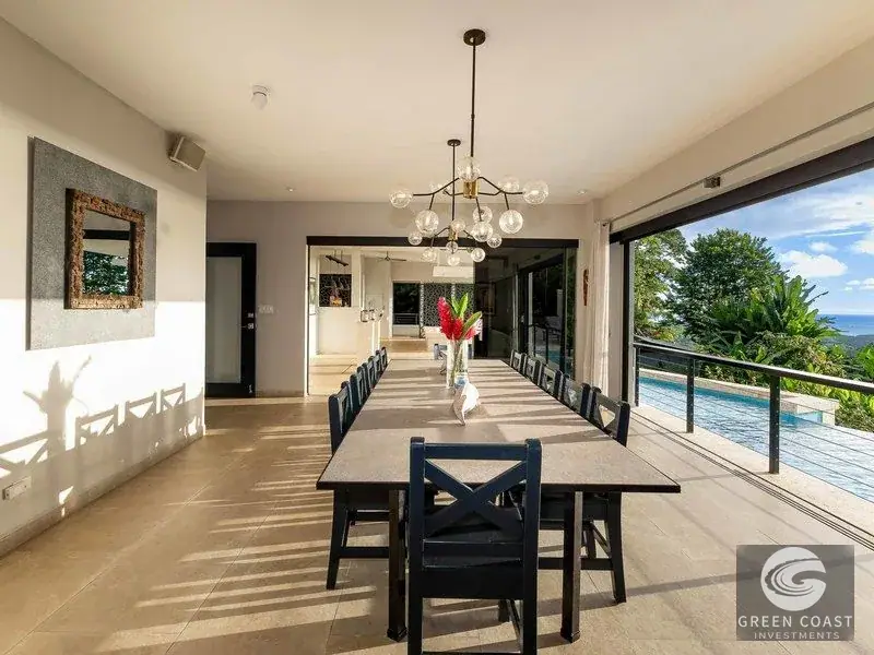 6-Bed Luxury Uvita Estate with Ocean Panorama & Sunken Pool Lounge | Green Coast Investments — view 17, Bahía Ballena, Osa, Costa Rica