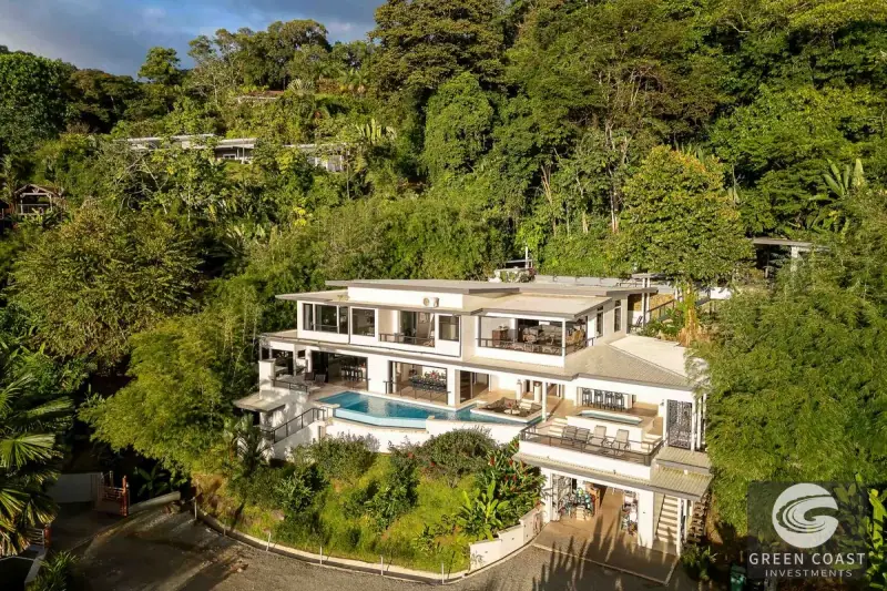 6-Bed Luxury Uvita Estate with Ocean Panorama & Sunken Pool Lounge | Green Coast Investments — view 38, Bahía Ballena, Osa, Costa Rica