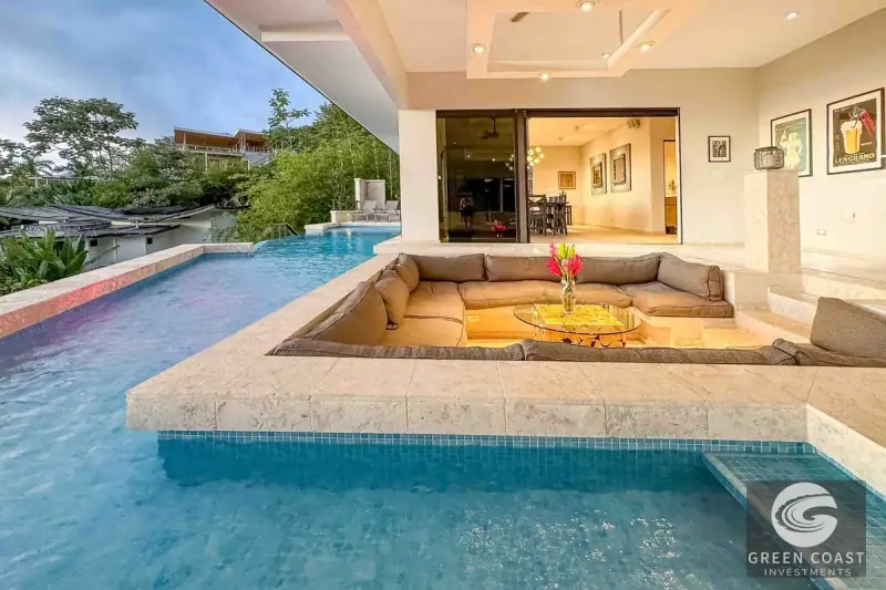 6-Bed Luxury Uvita Estate with Ocean Panorama & Sunken Pool Lounge | Green Coast Investments — view 40, Bahía Ballena, Osa, Costa Rica