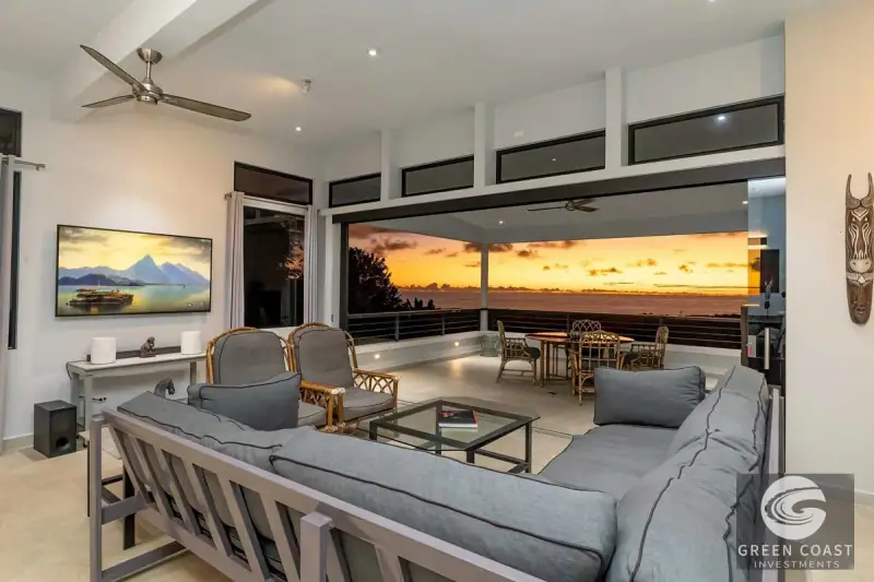6-Bed Luxury Uvita Estate with Ocean Panorama & Sunken Pool Lounge | Green Coast Investments — view 42, Bahía Ballena, Osa, Costa Rica