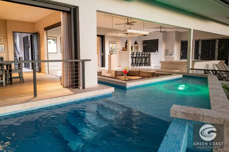 6-Bed Luxury Uvita Estate with Ocean Panorama & Sunken Pool Lounge | Green Coast Investments — view 45, Bahía Ballena, Osa, Costa Rica
