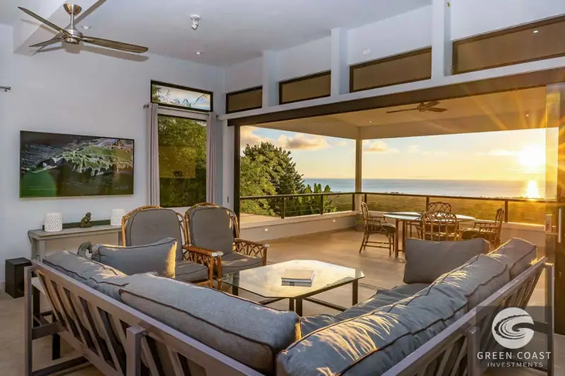 6-Bed Luxury Uvita Estate with Ocean Panorama & Sunken Pool Lounge | Green Coast Investments — view 48, Bahía Ballena, Osa, Costa Rica