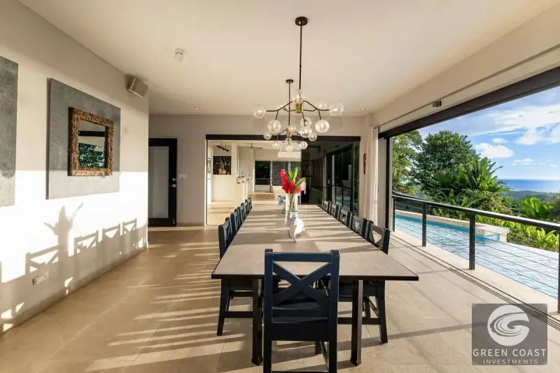 6-Bed Luxury Uvita Estate with Ocean Panorama & Sunken Pool Lounge | Green Coast Investments — view 51, Bahía Ballena, Osa, Costa Rica