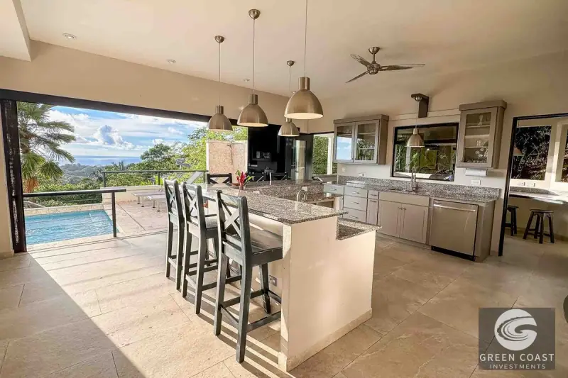 6-Bed Luxury Uvita Estate with Ocean Panorama & Sunken Pool Lounge | Green Coast Investments — view 53, Bahía Ballena, Osa, Costa Rica