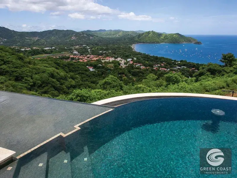 5-Bed Ocean-View Estate with Twin Pools & Private Elevator | Green Coast Investments — view 12, Playas Del Coco, Costa Rica