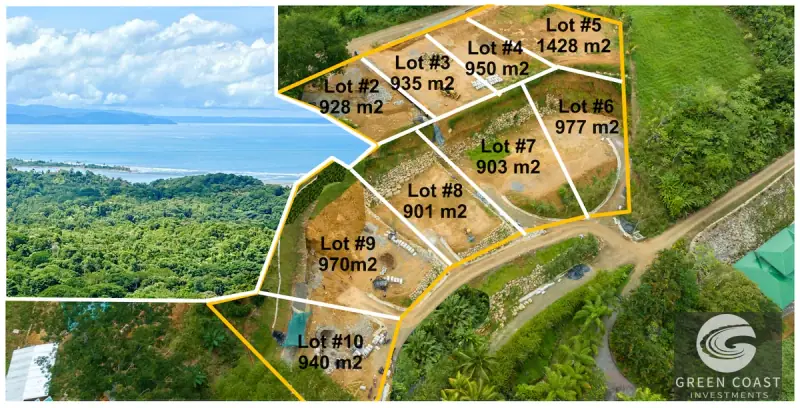 Green Coast Investments: 9 Scenic Ocean & Mountain Lots in Ojochal — view 35, Ojochal, Costa Rica