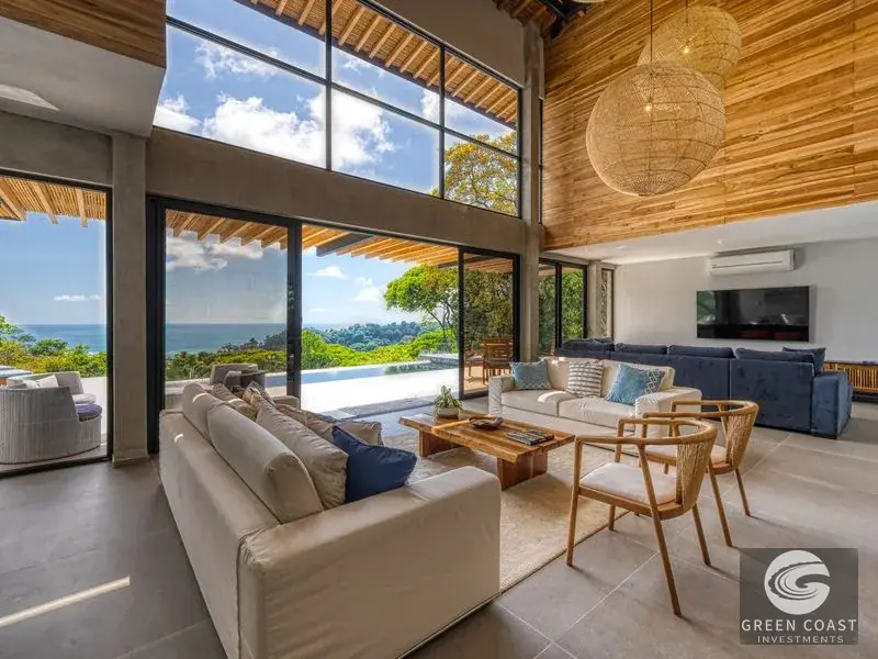 5BR Ocean View Luxury Oasis in Dominicalito Bay | Green Coast Investments — view 3, Dominical, Costa Rica