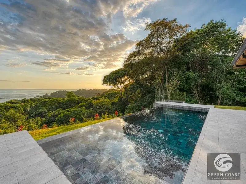 5BR Ocean View Luxury Oasis in Dominicalito Bay | Green Coast Investments — view 4, Dominical, Costa Rica