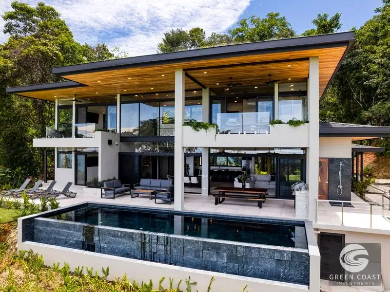 Dominical Luxury Ocean-View Estate: 4-Bed Modern Haven with Infinity Pool by Green Coast Investments — view 6, Dominical, Costa Rica