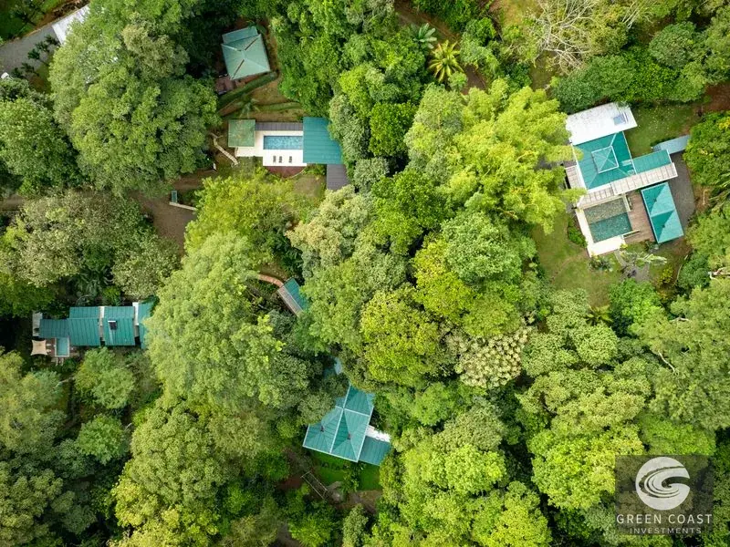 Luxurious Costa Rica Jungle Retreat Near Bahia Ballena: Ideal Hotel or Wellness Compound with River Views — view 3, Ojochal, Osa, Costa Rica
