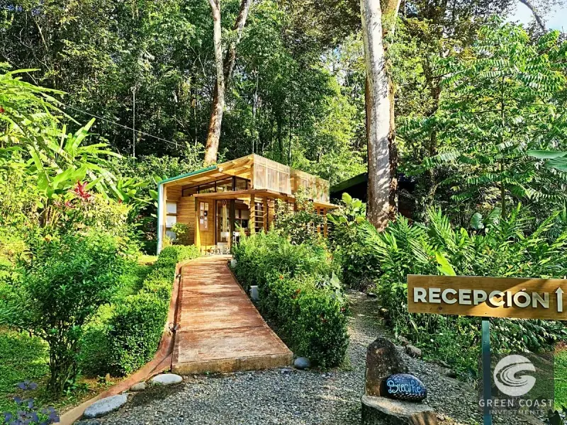 Luxurious Costa Rica Jungle Retreat Near Bahia Ballena: Ideal Hotel or Wellness Compound with River Views — view 39, Ojochal, Osa, Costa Rica